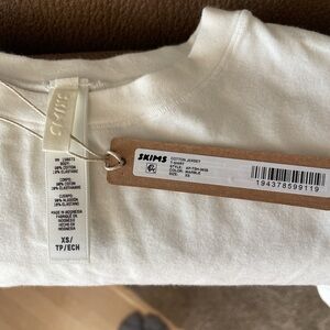 Brand new Skims Cotton Jersey T Shirt, with tags!